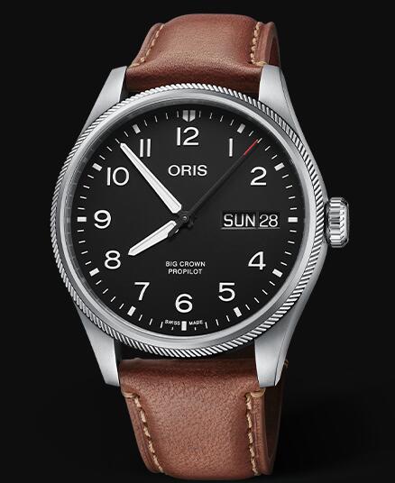 Review Oris Aviation Big Crown Propilot Big Day Date 44MM Replica Watch 01 752 7760 4164-07 5 22 07LC